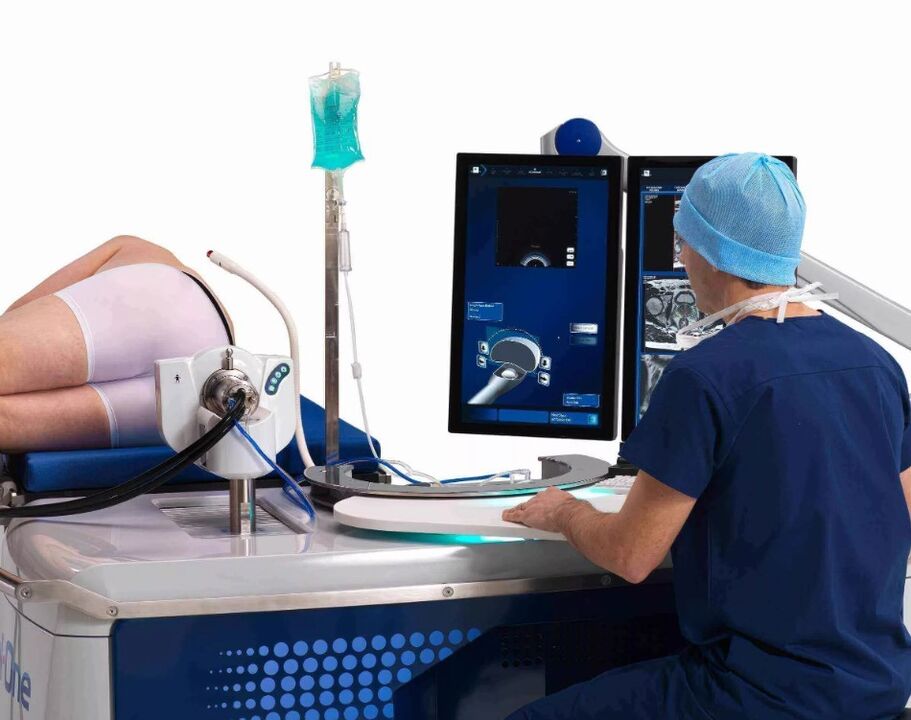 Check the prostate ultrasound